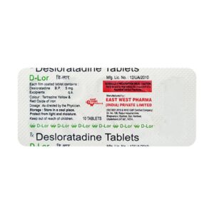 DESLORATADINE (D-LOR) 5MG 100’S