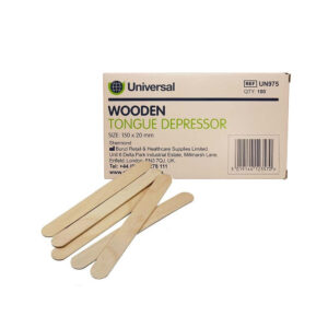 TONGUE DEPPRESSORS [WOODEN] 100'S   VAT