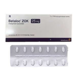 BETALOC ZOK 25MG TABS 14'S