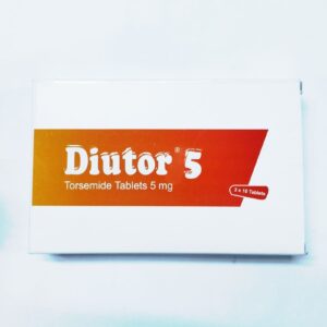 DIUTOR (TORSEMIDE) 5MG TABS 30'S