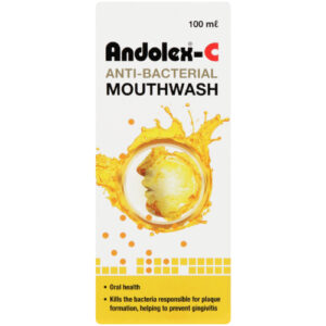 ANDOLEX-C ANTIBACTERIAL MOUTH WASH 100ML