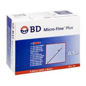 INSULIN SYR G30 (MICROFINE) 0.5ML 100'S