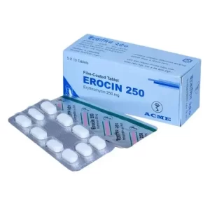 ERYTHROMYCIN (EROCIN) 250MG 100'S