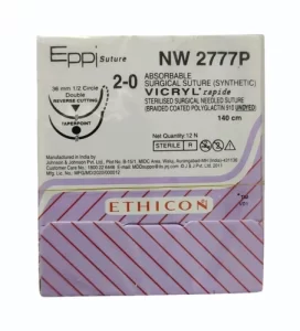 VICRYL SUTURE NO. 2/0 REVERSE CUTTING