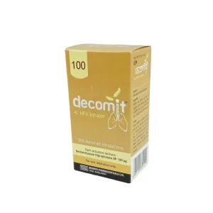 DECOMIT 100 HFA INHALER 200D