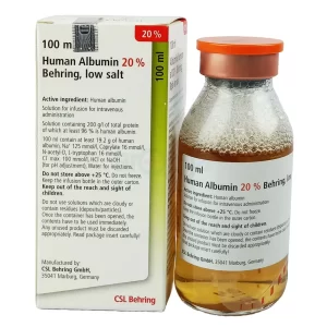 HUMAN ALBUMIN 20% 100ML 1'S