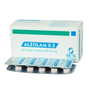 ALZOLAM 0.5MG TABS 100'S [SUN]
