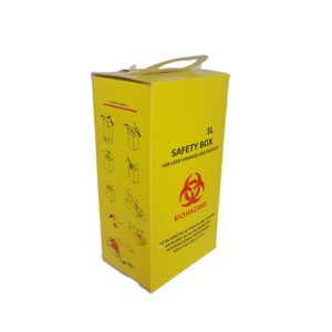 SAFETY BOX FOR USED LANCETS 5L    (V)