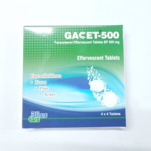 GACET EFFERVESCENT 500MG TABS 16’S