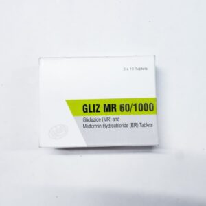 GLICLAZIDE (GLIZ) MR 60/1000 MG TABS 30'S