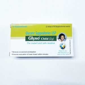 GLYSO 2G SUPPOS.  CHILD 12’S