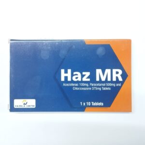 ACECLOFENAC & PARACE & CHLORZO (HAZ MR) TABS 10'S