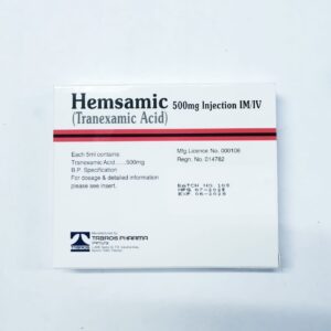 HEMSAMIC INJ. 500MG 5'S