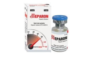 HEPARIN SODIUM 25000IU/ML 5ML VIAL 1'S