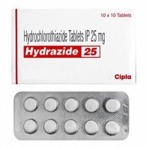 HYDROCHLOROTHIAZIDE TABS 25MG 100'S