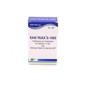 CEFTRIAXONE &SULBACTAM(SANTRIAX S)1500(I.V/IM)1'S