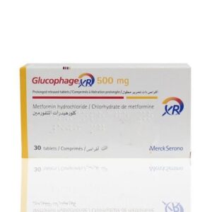 GLUCOPHAGE 500MG XR 30'S