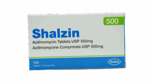 AZITHROMYCIN   (SHALZIN) 500MG TABS  3'S