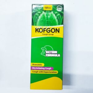 KOFGON COUGH SYRUP GREEN 100ML