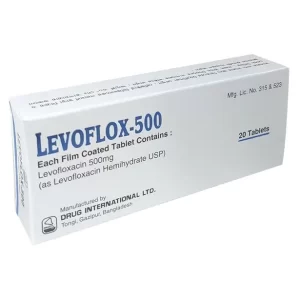 LEVOFLOXACIN   (VOFAX) 500MG TABS  10'S