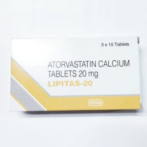 LIPITAS 20MG TABS 30'S