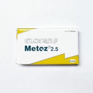 METOZ (METOLAZONE) 2.5MG TABS 30'S
