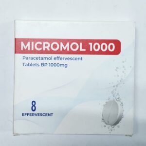 PARACETAMOL EFFERVE (MICROMOL) TABS 1000MG  8'S