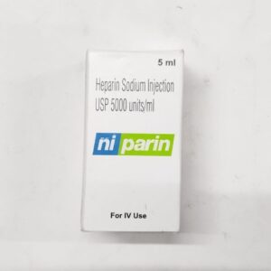 HEPARIN  SODIUM INJ 5ML (NIPARIN)