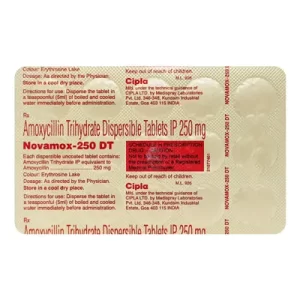 AMOXYCILLIN  (NORVA-ACCES) DT  TABS 250MG 100'S