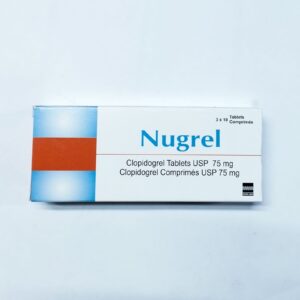 NUGREL(CLOPIDOGREL) 75MG TABS30S