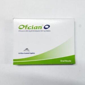 OFLOXACIN + ORNIND-  (OFCIAN-O) 500MG 10'S