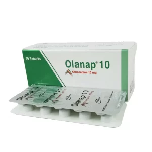 OLANZAPINE (OLANAP) 10MG TABS 50'S