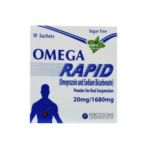 OMEGA RAPID 20MG SATCH 10'S