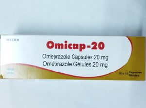 OMEPRAZOLE  (OMICAP) CAPS 20MG 100'S