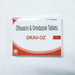 OFLOXACIN + ORNIND- (ORAV-OZ) 700MG 10'S