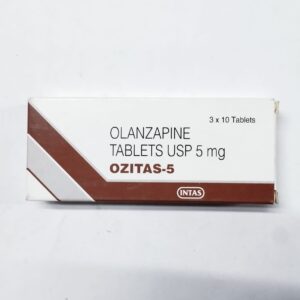 OLANZAPINE (OZITAS) 5MG TABS 30'S