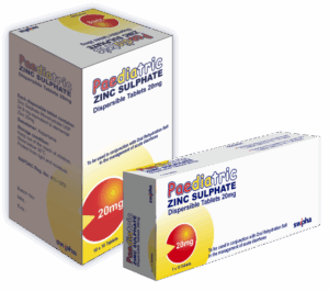 ZINC SULPHATE  TABS 20MG 100'S (JUNIOR)