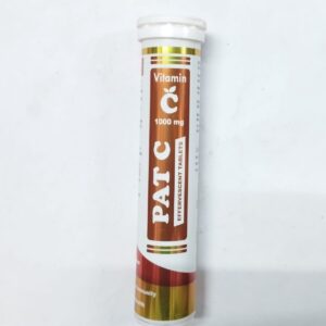 VITAMIN C 1000MG (PAT C) EFFERVESCENT TABS 20'S.