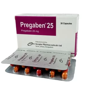 PREGABALIN (PREGABIN) 25MG  CAPS 30'S