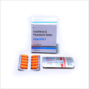 ACECLOFENAC & PARACETAMOL  (ACTIVE-P) TABS 10'S