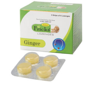 FRICKS HERBAL (GINGER) LOZENGES 72'S