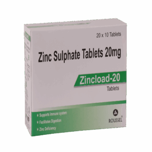 ZINC SULPHATE  TABS 20MG 100'S