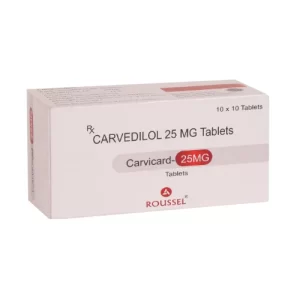 CARVEDILOL (CARVICARD) 25MG TABS 28'S
