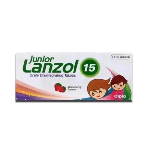 LANZOL DT JUNIOR TABS 15MG 10'S