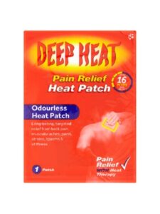 DEEP HEAT ODOURLESS PATCH 1 SHEET