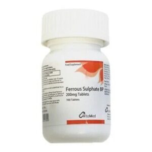 FERROUS SULPHATE TABS 200MG 100'S