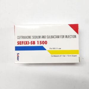 CEFTRIAXONE & SALBACTUM (SEFIXI SB) 1500MG 10ML
