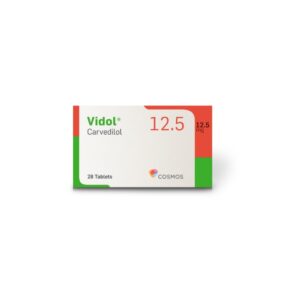 CARVEDILOL (VIDOL) 12.5MG TABS 28'S