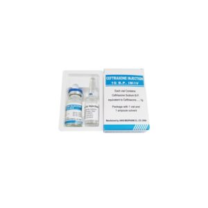 CEFTRIAXONE  (IMAXONE) 1GM WITH  WATER 10ML