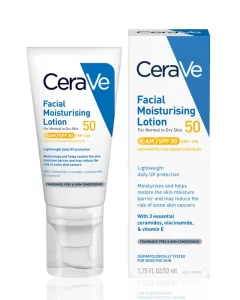 CERAVE AM FACIAL MOIST LOTION SPF50 52ML.